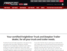 Tablet Screenshot of frontlinett.com